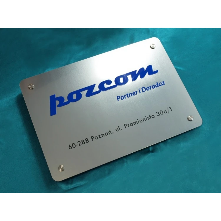 COMPANY SIGN - silver - SZ059 - dimensions 500x300mm