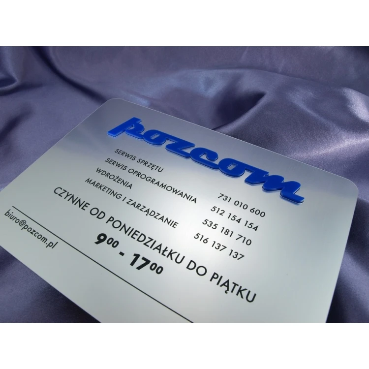 COMPANY SIGN - silver - SZ060 - dimensions 210x150mm