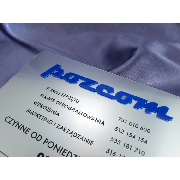 COMPANY SIGN - silver - SZ060 - dimensions 210x150mm