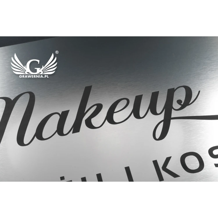 Company Sign - Silver External Engraving Laminate 3mm thick - Dimensions 800x280mm - SZ122
