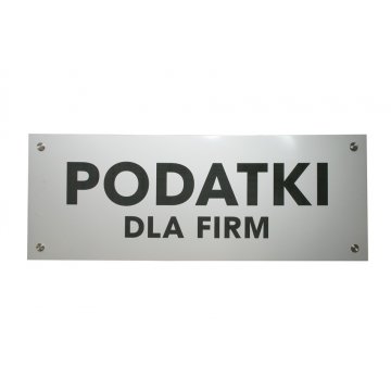Company Sign - Silver External Engraving Laminate - SZ111 - Size 800x300mm