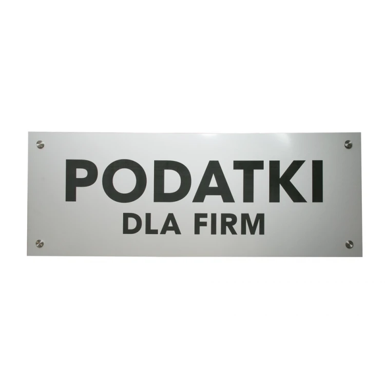 Company Sign - Silver External Engraving Laminate - SZ111 - Size 800x300mm