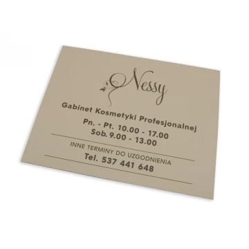 COMPANY SIGN - SZ064 - Cappuccino - Textures, size 380x300mm