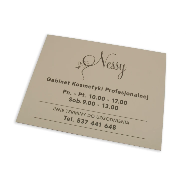 COMPANY SIGN - SZ064 - Cappuccino - Textures, size 380x300mm
