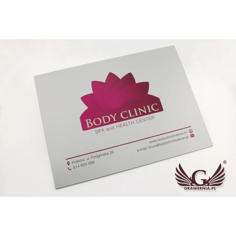Company Signboard - size 400x300mm - DIBOND MAT 3mm - UV print - SZUV011