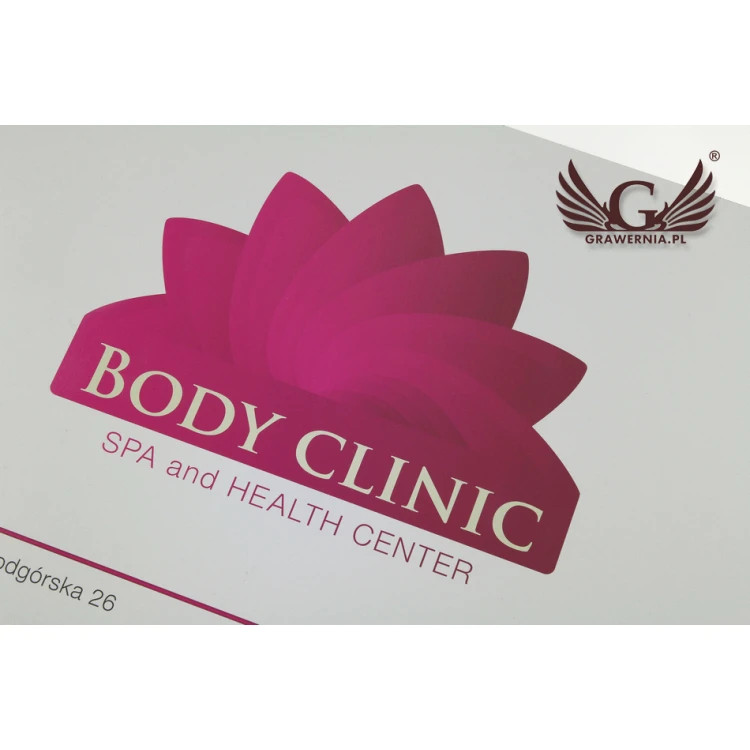 Company Signboard - size 400x300mm - DIBOND MAT 3mm - UV print - SZUV011