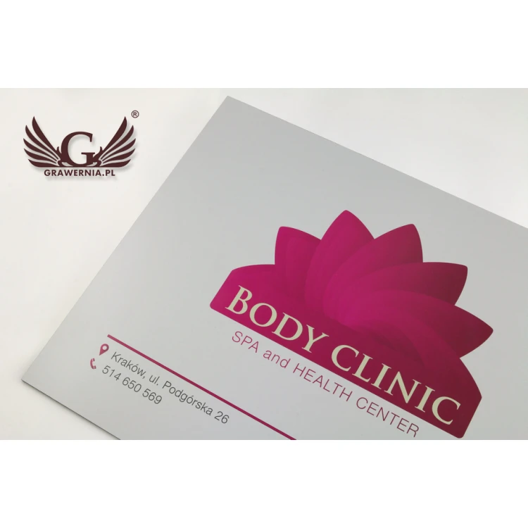 Company Signboard - size 400x300mm - DIBOND MAT 3mm - UV print - SZUV011