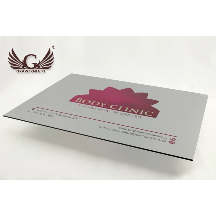 Company Signboard - size 400x300mm - DIBOND MAT 3mm - UV print - SZUV011