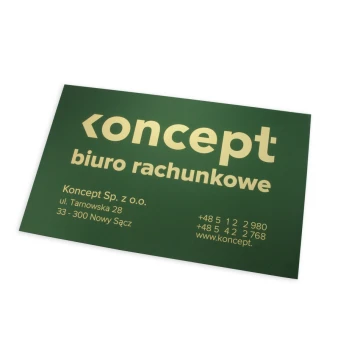 Company Signboard - size 420x261mm - engraving laminate - UV print - SZUV014