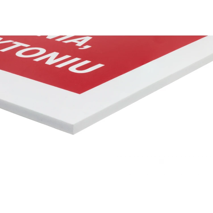 PVC Sign with UV Print - dim. 1300x530mm - SZUV021
