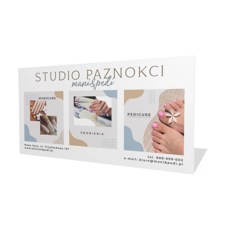 PVC Sign with UV Print - size 785x390mm - SZUV023