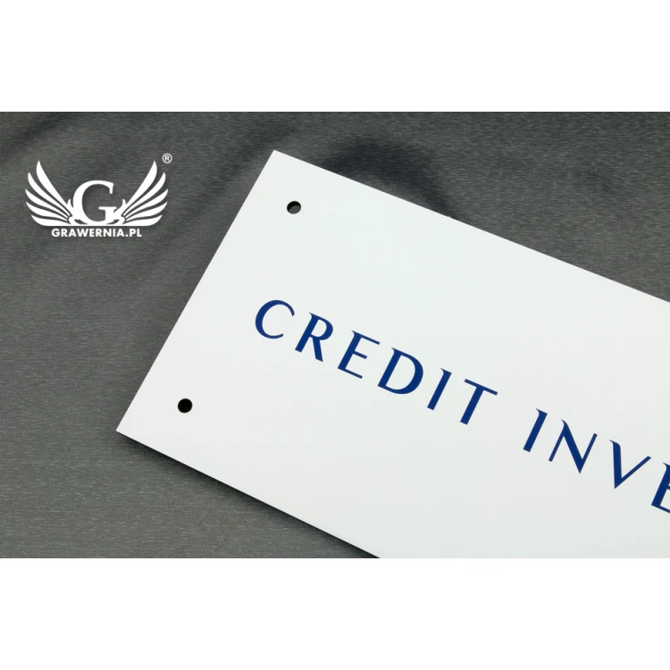 Company Sign with Colorful Logo - Size 300x150mm - UV PRINT - SZUV006