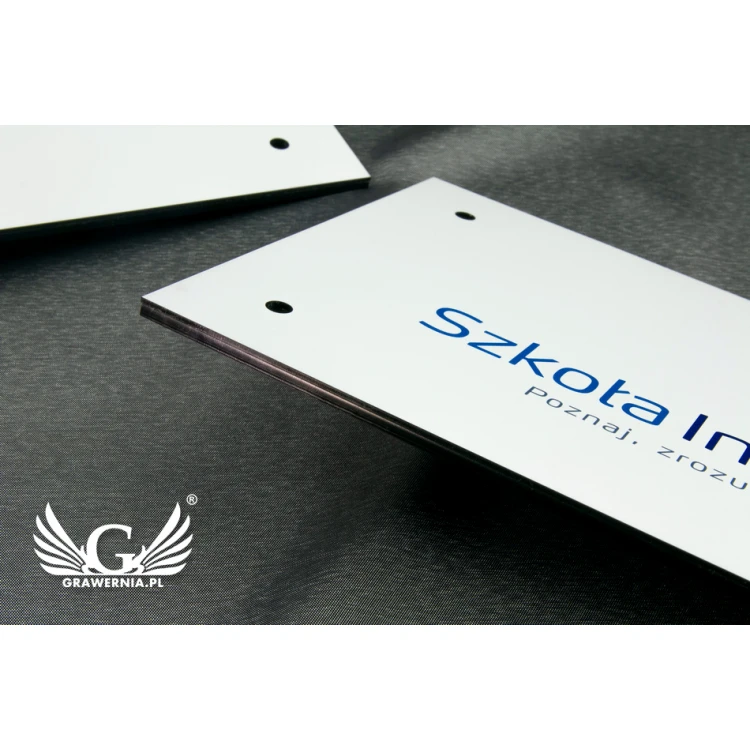 Company Sign with Colorful Logo - Size 300x150mm - UV PRINT - SZUV006