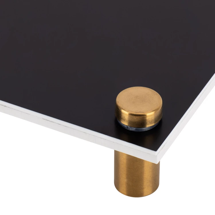 Company sign with raised logo - black laminate with white engraving - size 297x210mm - SZ182