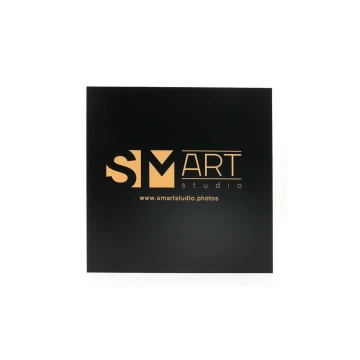Engraved Plaque - Matte Black with Gold Matte Engraving - SZ0133 - Size 300x300mm