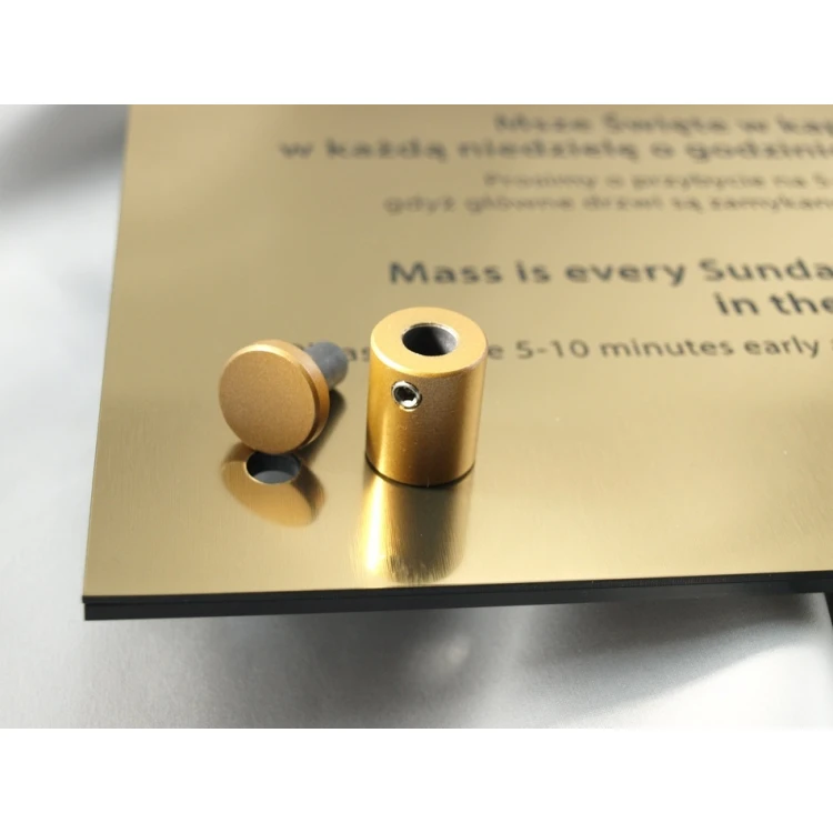 ENGRAVED PLAQUE - gold - SZ046 - size 360x420mm