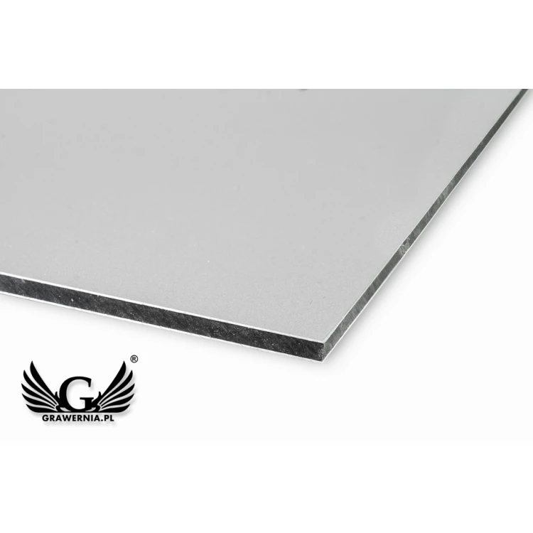 Information Sign DIBOND MAT Silver 3mm - UV print - size 400x300mm - SZUV016
