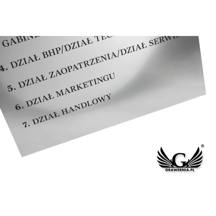 Engraved Silver Plaque - size 600x721mm - SZ124