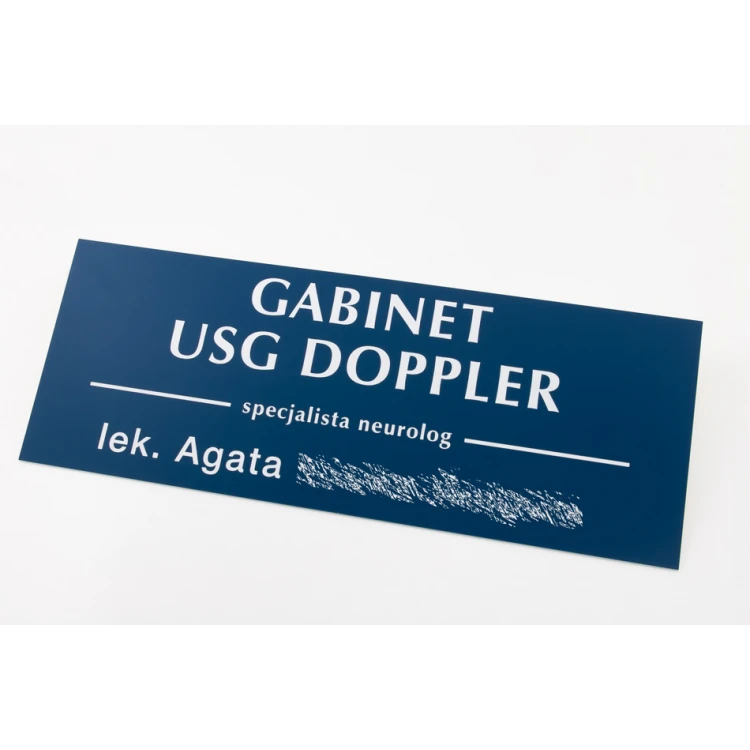 Engraved Information Sign - Blue Engraving Laminate - SZ141 - Size 400x150mm