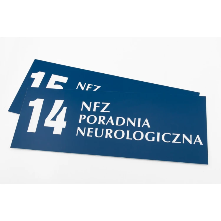 Engraved Information Sign - Blue Engraving Laminate - SZ141 - Size 400x150mm