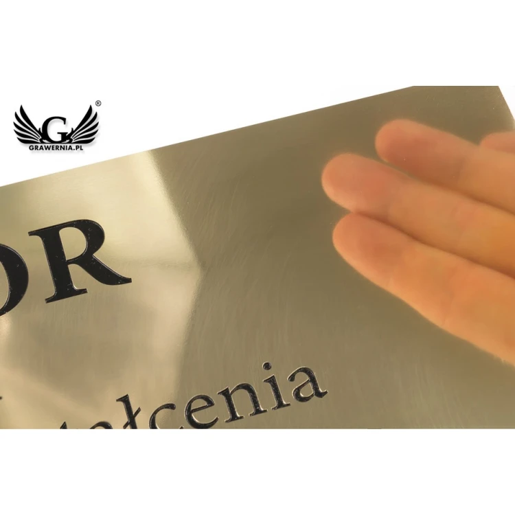 Brass Information Plaque - Polished, CNC Engraved Blackened - SZ134 - Size 430x130mm