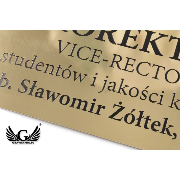 Brass Information Plaque - Polished, CNC Engraved Blackened - SZ134 - Size 430x130mm