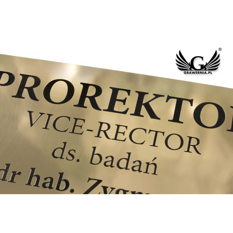 Brass Information Plaque - Polished, CNC Engraved Blackened - SZ134 - Size 430x130mm