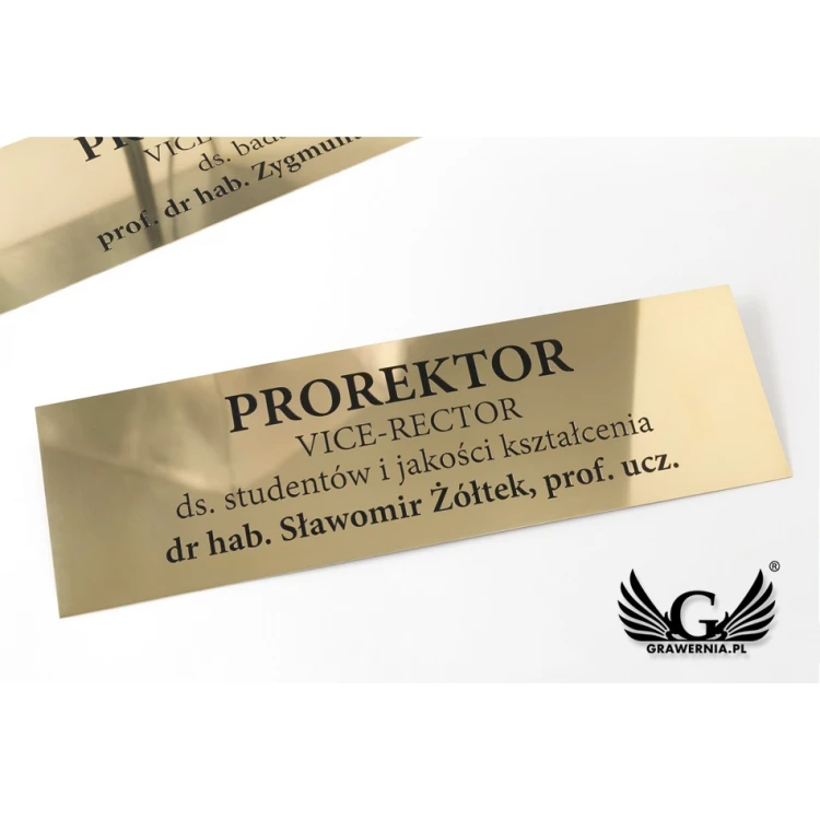 Brass Information Plaque - Polished, CNC Engraved Blackened - SZ134 - Size 430x130mm