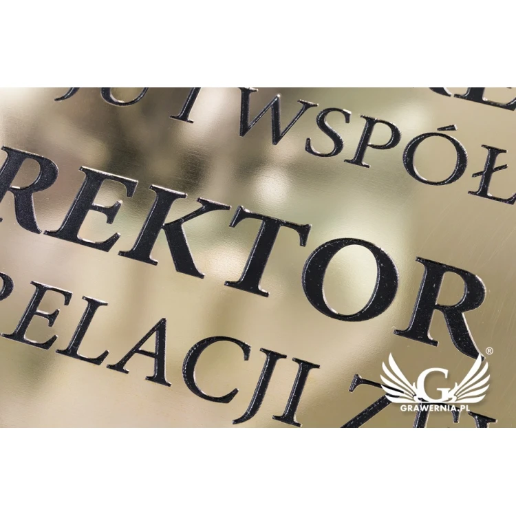 Brass Information Plaque - Polished, CNC Engraved Blackened - SZ134 - Size 430x130mm