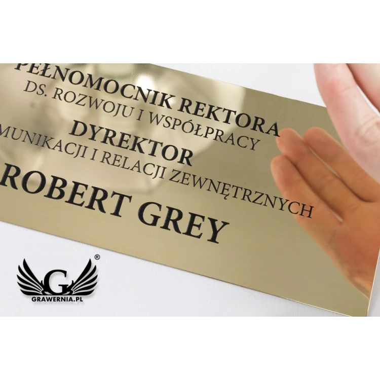 Brass Information Plaque, Polished Brass Plate - CNC Engraved Blackened - SZ135 - Dimensions 300x115mm