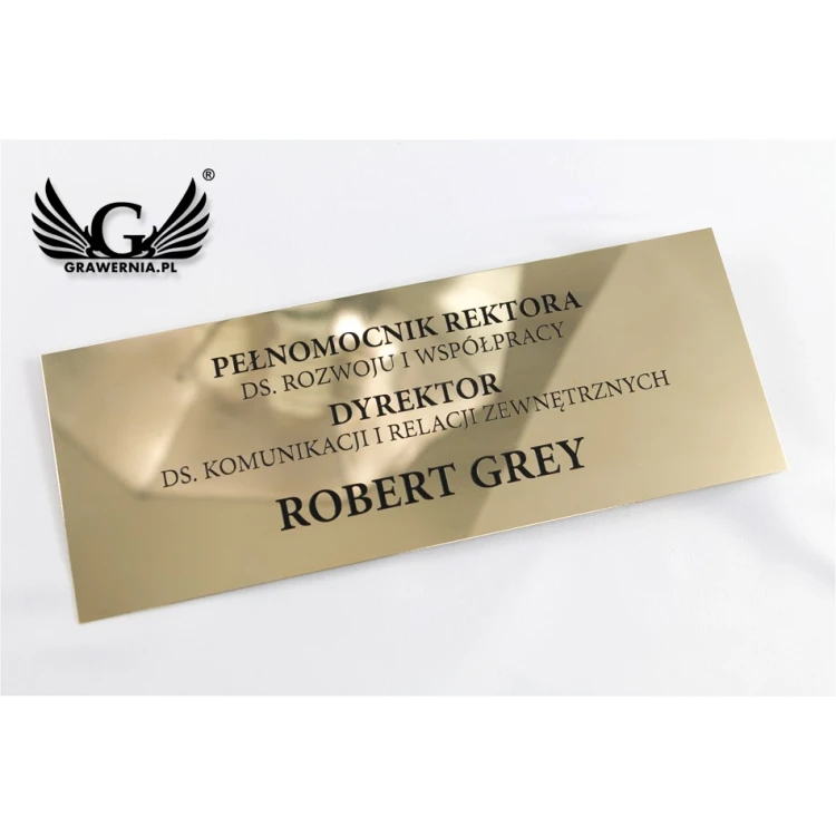 Brass Information Plaque, Polished Brass Plate - CNC Engraved Blackened - SZ135 - Dimensions 300x115mm