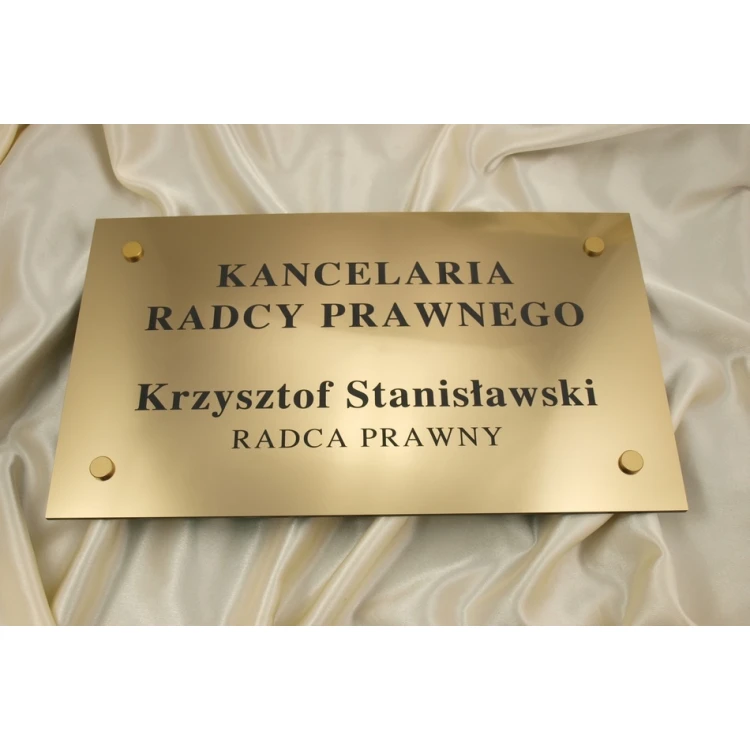 LEGAL ADVISOR'S OFFICE SIGN - SZ018 - size 480x280mm