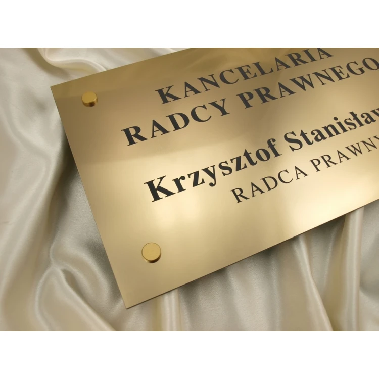 LEGAL ADVISOR'S OFFICE SIGN - SZ018 - size 480x280mm