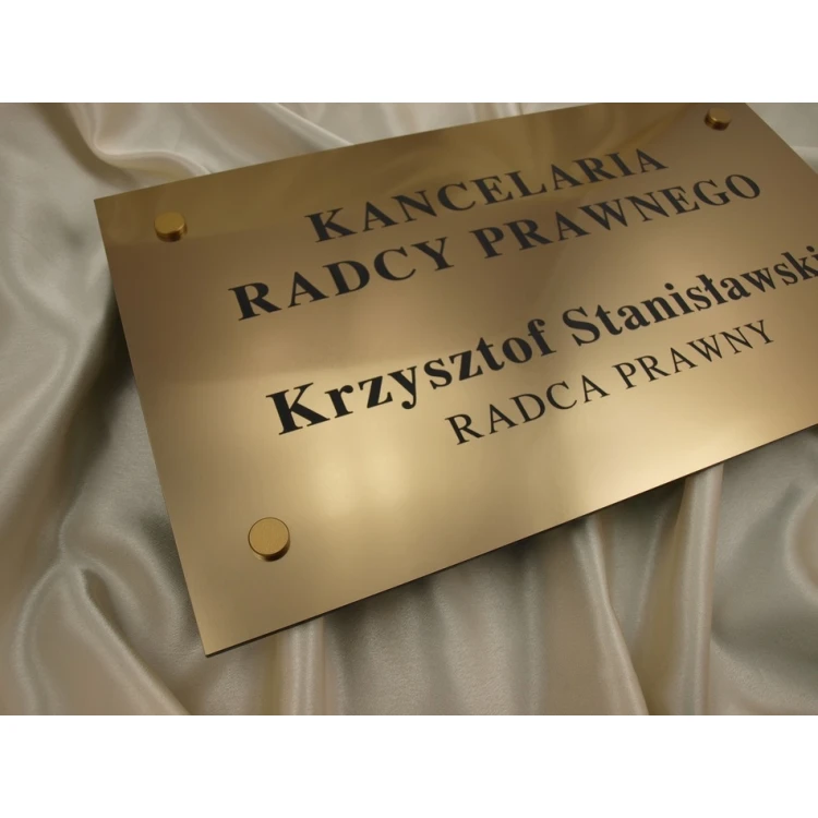 LEGAL ADVISOR'S OFFICE SIGN - SZ018 - size 480x280mm