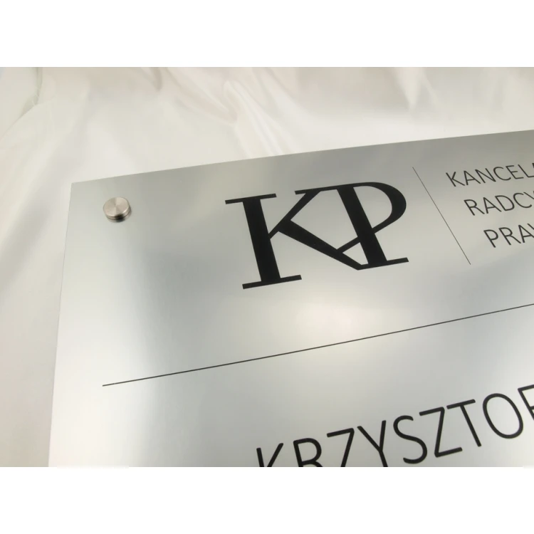 LEGAL ADVISOR'S OFFICE SIGN - silver - SZ035 - dimensions 500x350mm