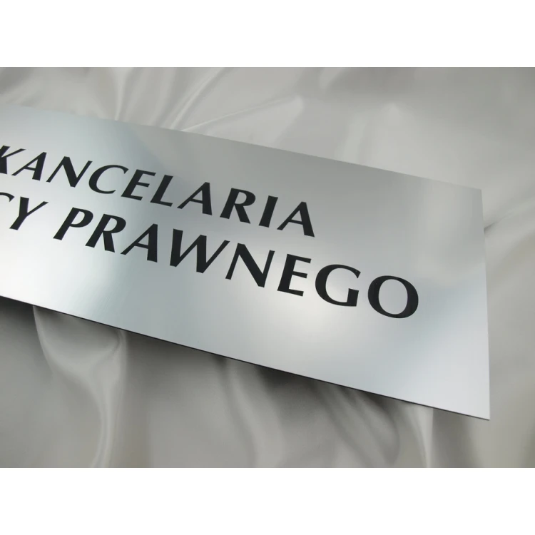 LEGAL COUNSEL OFFICE SIGN - SZ041 - silver - dimensions 500x175mm
