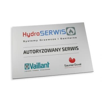 COLORED SIGN - ENGRAVING LAMINATE thickness 3mm - size A4 (297x210mm) - UV PRINT - SZUV007