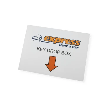 COLORED SIGN - ENGRAVING LAMINATE thickness 1.6mm - dimensions 300x220mm - UV PRINTING - SZUV005