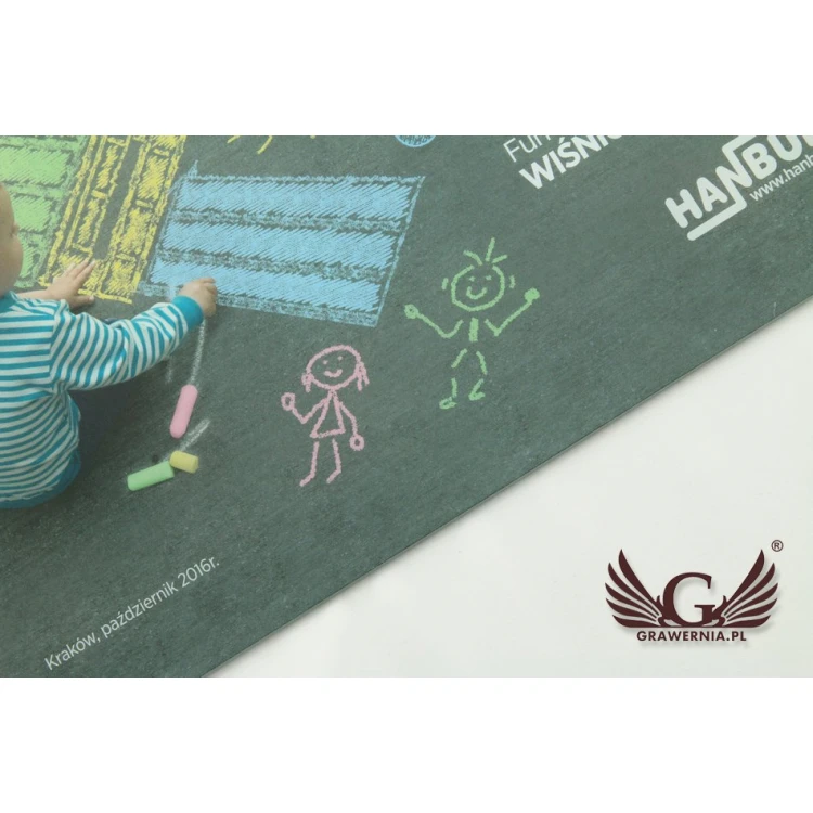 COLORED SIGN - FROSTED PLEXI 3mm thick - size 410x210mm - UV PRINTING - SZUV008