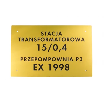 External Sign - size 300x200mm