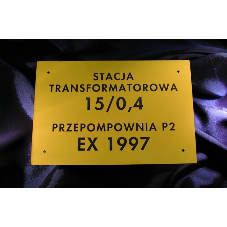 External Sign - size 300x200mm