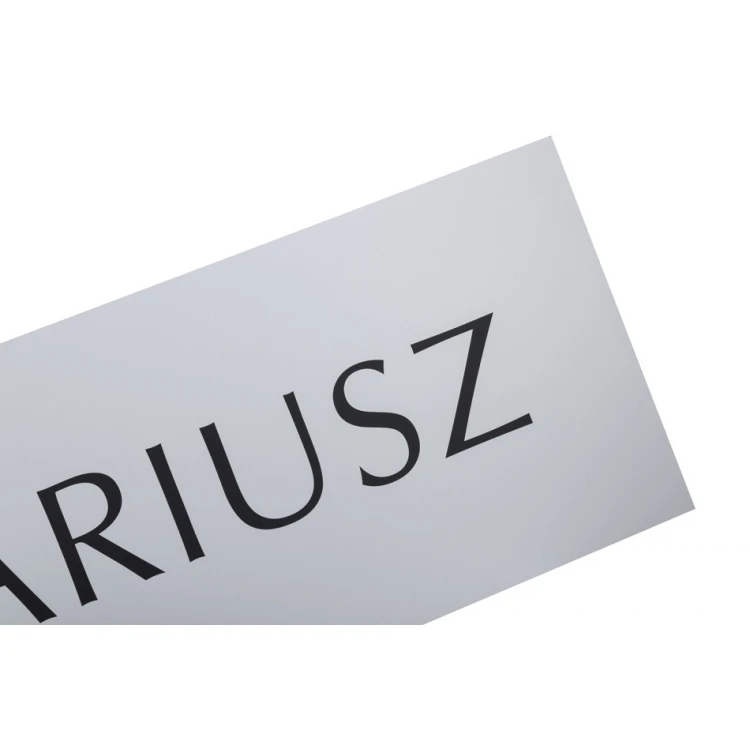 Notary Sign - DIBOND MAT silver 3mm - UV print - dim. 900x300mm - SZUV030