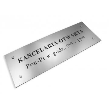 NOTARY SIGN - office open - SZ020 - dim. 500x175mm