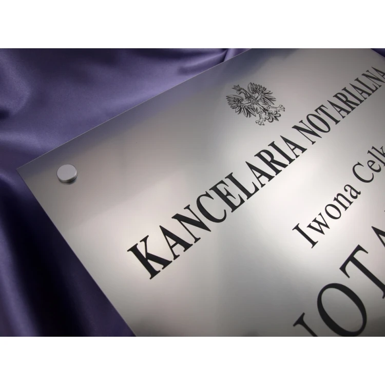 NOTARY SIGN - main sign - SZ015 - size 500x350mm