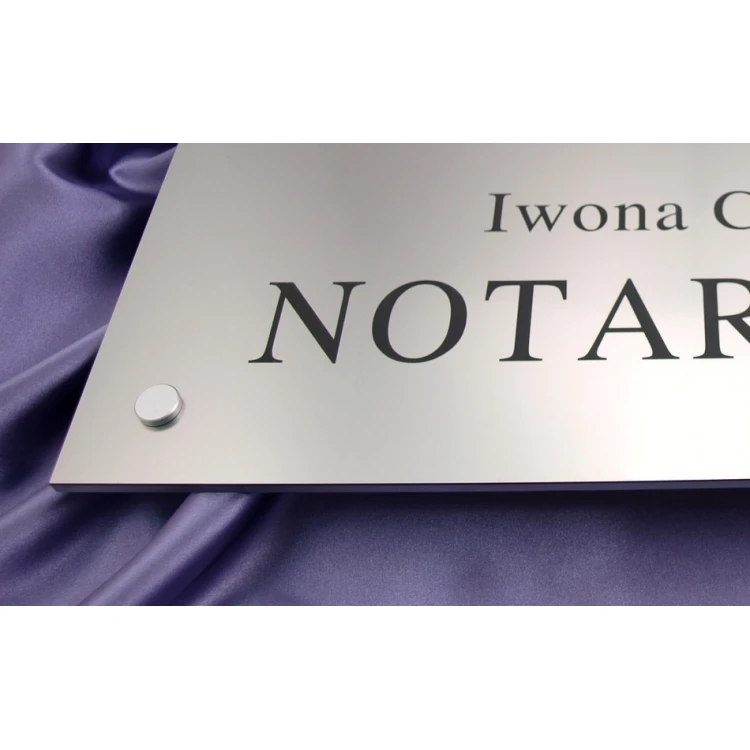 NOTARY SIGN - main sign - SZ015 - size 500x350mm
