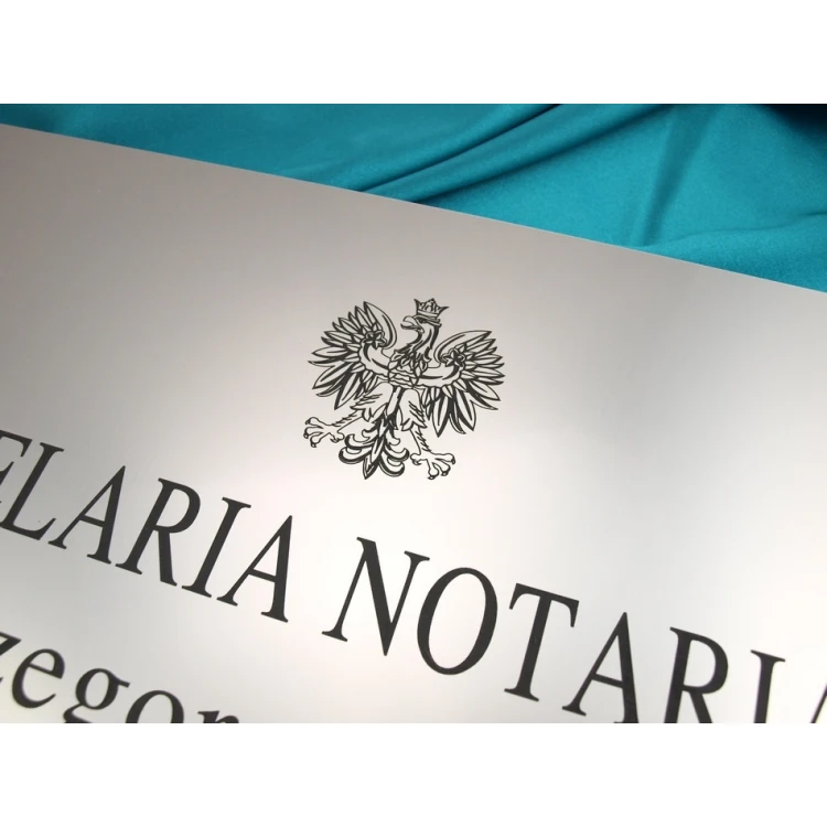 NOTARY SIGN - main sign - SZ015 - size 500x350mm