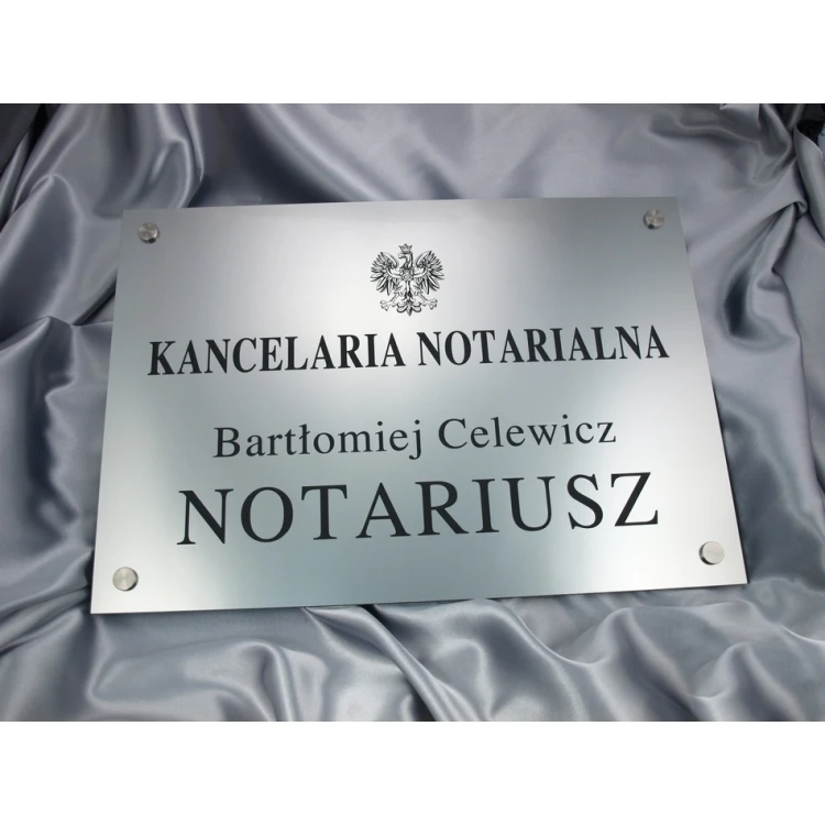 NOTARY SIGN - main sign - SZ015 - size 500x350mm