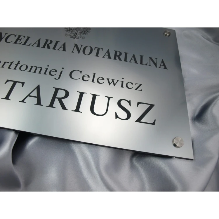 NOTARY SIGN - main sign - SZ015 - size 500x350mm