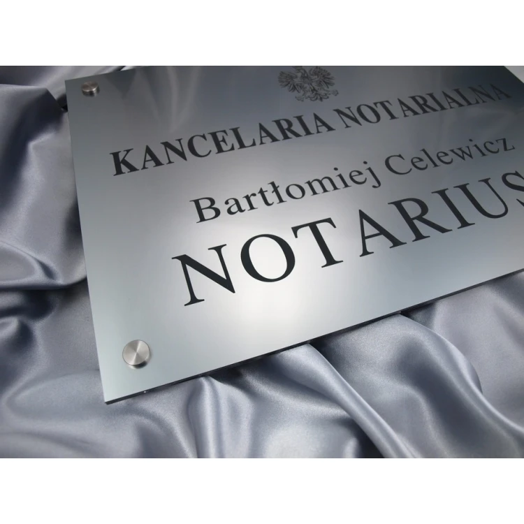 NOTARY SIGN - main sign - SZ015 - size 500x350mm