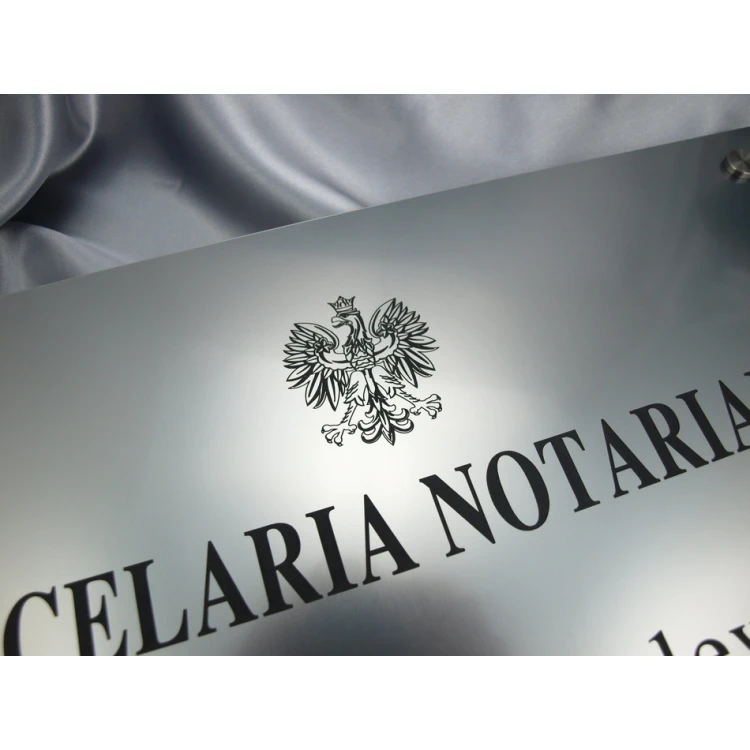 NOTARY SIGN - main sign - SZ015 - size 500x350mm